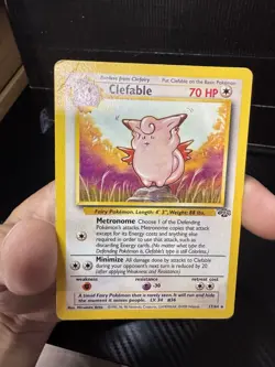 Clefable 17/64 Jungle Regular Rare Vintage Pokemon TCG - Image 3