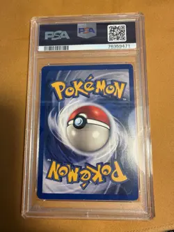 1999 Pokemon Base Set Machamp 1st Edition Holo #8 PSA 7 - Image 2