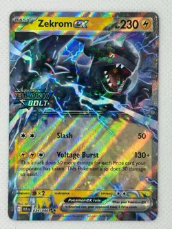Zekrom ex - 034/086 - Black Bolt - Stamped Promo- Pokemon TCG - Image 1