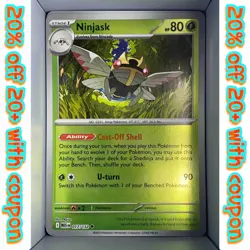 Ninjask 017/132 Mega Evolution English 2025 Reverse Holo - Image 1
