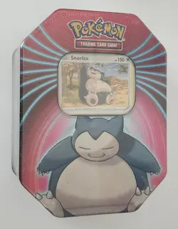 Brand New/Factory Sealed ~ Pokemon TCG's ~ Mighty Mysterious ~ 2021 Tin! Snorlax - Image 1