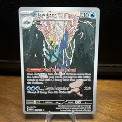 Pokemon TCG Clawitzer 141/132 Mega Evolutions Illustration Rare NM - Image 1
