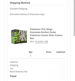 Pokemon Mega Evolution Perfect Order Pokemon Center Elite Trainer Box PRESALE - Image 2