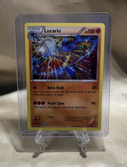 Pokemon TCG • 2016 • Lucario XY140 • Holo Rare Black Star Promo • NM 1119 - Image 1