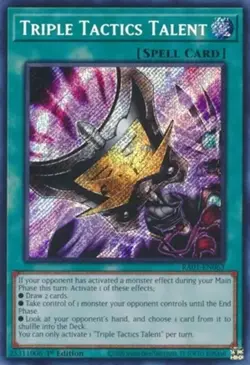 Yugioh! Triple Tactics Talent - RA01-EN063 - Secret Rare - 1st Edition Near Mint - Image 1