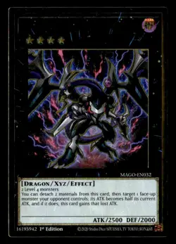 YuGiOh Maximum Gold - #MAGO-EN032 Dark Rebellion Xyz Dragon - 1st Edition - Image 1