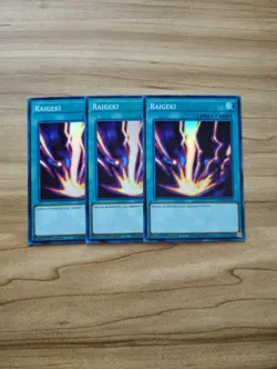 Yu-Gi-Oh! - Raigeki 3X - Full Playset - Super Rare / Holo - Image 1