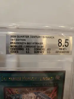 Yu Gi Oh Sky Striker Ace - Shizuku Quarter Century Rare - Image 3