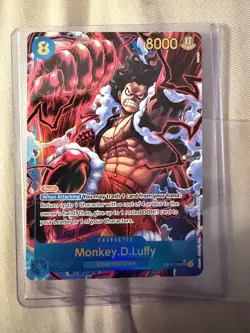 Monkey.D.Luffy OP11-118 SEC Alt Art ONE PIECE A Fist of Divine Speed ENGLISH - Image 1