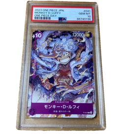 PSA 10 Monkey D. Luffy P-041 One Piece Day Promo One Piece Japanese #9444 - Image 1