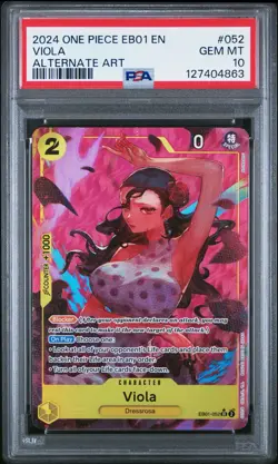 EB01-052 Viola Alternate Art One Piece English - PSA 10 Gem Mint - Image 1