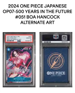 Boa Hancock Alternate Art OP 07-051 PSA 10 | One Piece Japanese 2024 - Image 3