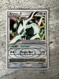 Pokemon Card TCG Arceus Lv.X Diamond And Pearl Promo Holo Rare DP56 - HP/Damaged - Image 1