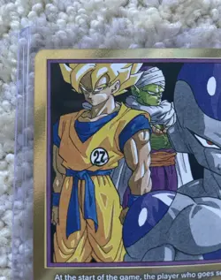 Son Goku Frieza E-57 Gold Energy Marker Dragon Ball Manga Booster Card Fusion SB - Image 2