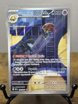 Pokemon TCG Team Rockets Orbeetle Destined Rivals 198/182 Illustration Rare Card - Image 2