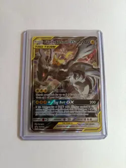 Pikachu & Zekrom Tag Team GX Alternate Full-Art Holo Promo Pokemon Card (SM168) - Image 1