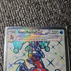 Pokemon TCG Garchomp ex Paradox Rift 219/182 Holo Ultra Rare Card - Image 2