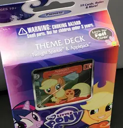My Little Pony Card Game Premiere Theme Deck Twilight Sparkle & Applejack SEALED - Image 3