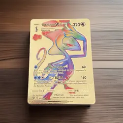 Pokemon Rainbow Inteleon VMAX Gold Foil Fan Art Card - Image 1
