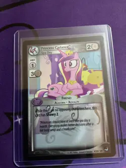 My Little Pony Collectible Card Game - Princess Cadance, Spa Day - SR #50 - Image 1