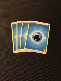 4x Water Energy Pokemon League Prize Pack Series 3 Card NM Pack Fresh - Image 1