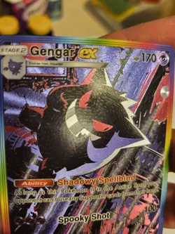 Gengar Pokemon TCG Pocket Custom Textured DIY Holo Foil Card - Image 2