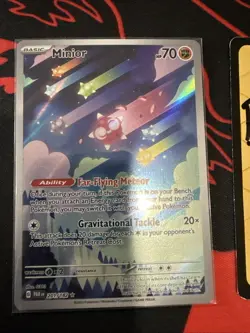 Pokemon TCG Minior Card 201/182 Paradox Rift Holo Illustration Rare NM Condition - Image 2