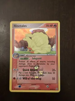Ninetales 22/101 EX Hidden Legends Pokemon Card Reverse Holo Foil Rare NM - Image 1