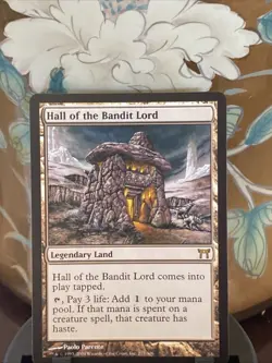 Hall of the Bandit Lord MTG LENGENDARY LAND 277 NM REGULAR - Image 1