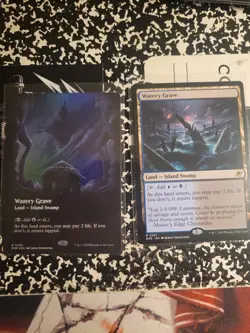 Watery Grave (Borderless) EOE 286 Foil & Regular. Watery Grave 261 X2. Mint! - Image 1
