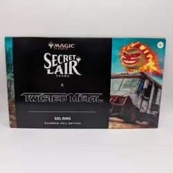 MTG Secret Lair PlayStation TWISTED METAL Sol Ring Rainbow Foil Edition - Image 1