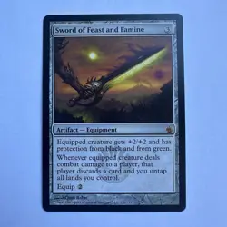 Sword of Feast and Famine #138 Regular (NM) Mirrodin Besieged MBS MTG - Image 1