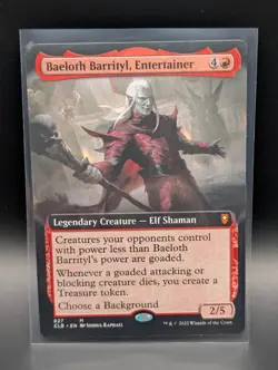 MTG - Baeloth Barrityl, Entertainer - EXTENDED ART - CLB #627 - Mythic - NM - Image 1