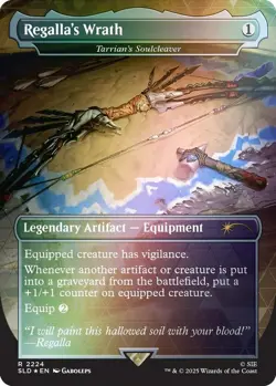 Regalla's Wrath - Tarrian's Soulcleaver (Foil) Secret Lair Drop Series NM MTG - Image 1