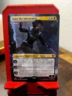 Magic The Gathering MTG - Kaya the Inexorable (Borderless) - Kaldheim - Image 1