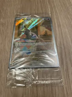Sealed Pokemon Mimikyu SVP 075 Paldean Fates Full Art Holo Black Star Promo - Image 1