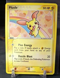 🌟 Pokemon Plusle 69/101 Hidden Legends Regular 🌟 2004 Vintage - Image 1