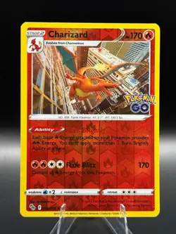 Charizard 010/078 Pokemon GO NM Reverse Holo Pokemon TCG - Image 1