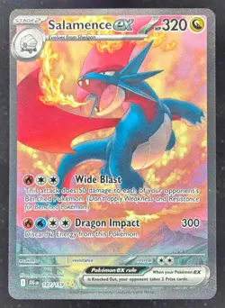 2025 Pokemon SV Journey Together - JTG EN #187/159 Salamence ex - Image 1