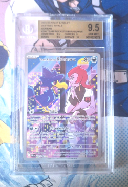 Pokemon Team Rockets Murkrow Kramurx Destined Rivals 200 Beckett BGS 9,5 deutsch - Image 1