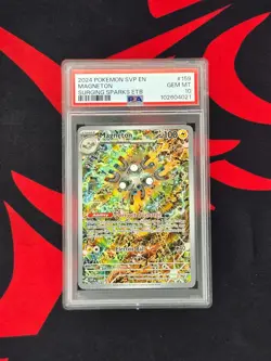 2024 Pokemon EN-SV Black Star Promo Magneton Surging Sparks Etb PSA 10 #159 - Image 1