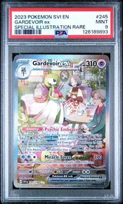 2023 POKEMON SVI EN-SCARLET & VIOLET #245 GARDEVOIR EX PSA 9 - Image 1