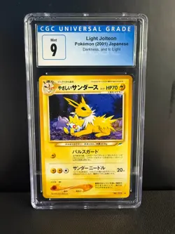 2001 Pokemon Light Jolteon #135 Darkness and to Light Japanese CGC 9 - Image 1