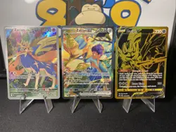 Pokemon TCG Hop’s Zacian ex SIR Zacian IR Zacian V Black Star Promo Lot - Image 1