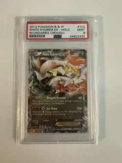 POKEMON PSA 9 MINT 2012 Boundaries Crossed White Kyurem EX 103/149 - Image 1