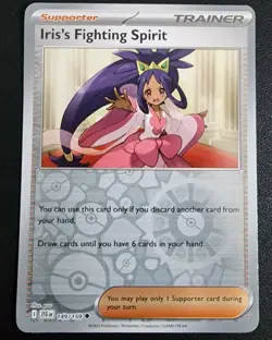 Iris's Fighting Spirit #149/159 Journey Together 2025 Reverse Holo Pokemon TCG - Image 1