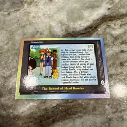 1999 Topps Pokemon Holo Foil EP9 The School of Hard Knocks Blue Logo - Image 4