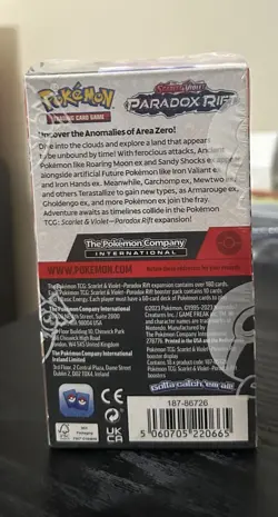 Pokemon TCG: Paradox Rift Half Booster Box (18 Packs) Sealed - Image 3