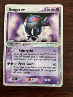 Gengar ex 108/112 Fire Red & Leaf Green Holo Ultra Rare Pokemon 150 HP - Image 1