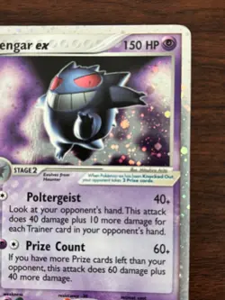 Gengar ex 108/112 Fire Red & Leaf Green Holo Ultra Rare Pokemon 150 HP - Image 3